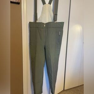 Bogner Green Jumpsuit with Gray Straps